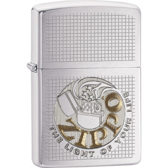 Zippo Classic 29236 — зажигалка, матовый серебристый корпус